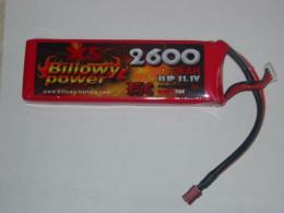 BILLOWY　Power    2600mah 3S  35C(T型コネクター)